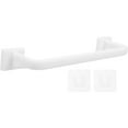 thumbnail image 1 of FRCOLOR 2Pcs No Drill Towel Holder White Plastic Towel Rack Self Adhesive Towel Bar for Bathroom and Kitchen Ideal for Hand Towels and Dish Towels White, 1 of 8