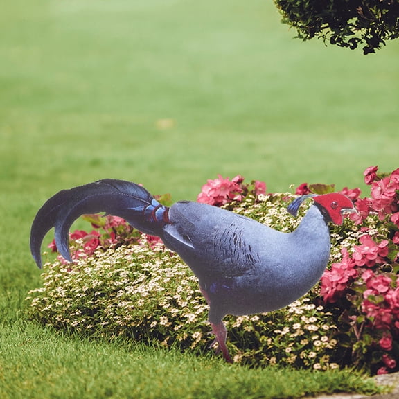 FRCOLOR 2Pcs Garden Lifelike Pheasant Stake Pheasant Stake Signs Yard Scene Layout Pheasant Stakes