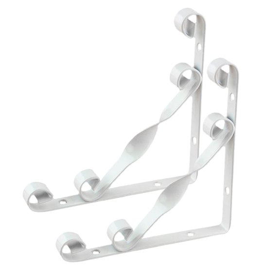 FRCOLOR 2Pcs Iron Bracket For Outdoor Events Iron Support Bracket 15*5.9in