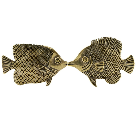 Antique Decorations Crafted with Exquisite Copper Workmanship for Home Decor 2Pcs