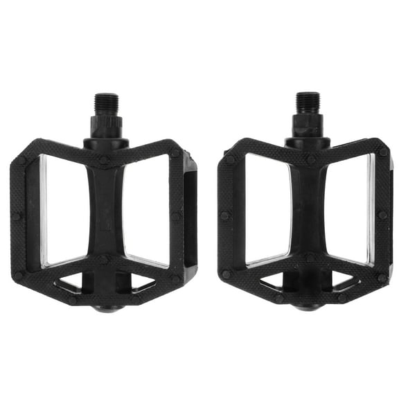 PAMINGONO Black Metal Bike Pedals for Cycling Enthusiasts, 2 Pieces Replacement Parts