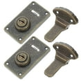thumbnail image 1 of FRCOLOR 2Pcs Suitcase Lock Hasp Luggage Catch Latch Briefcase Latch Hardware Toggle Hasp Lock For Toolbox Suitcase Jewelry Box Bronze, 1 of 8