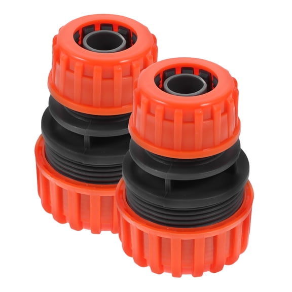 FRCOLOR 2pcs 1/2" to 3/4" Garden Hose Repair Menders Connectors Extend Adapters