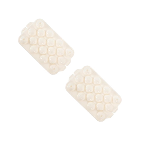 FRCOLOR 2pcs 13 Cavities Round Ice Cube Tray Ball Shape Easy Out Ice Cube Maker Jelly Cake Baking Mold with Removable Cover Lid