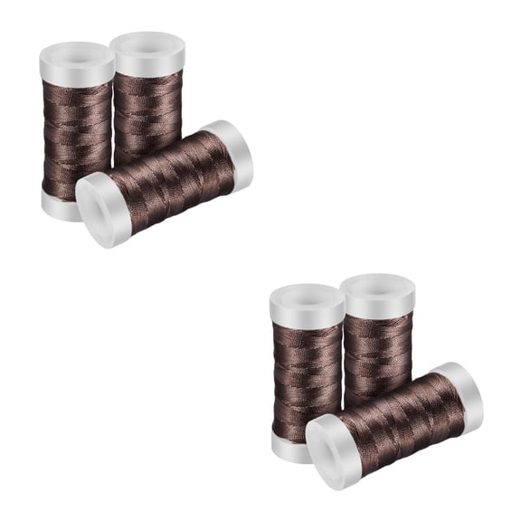 FRCOLOR WORGEOUS 2pcs 3 Spools Tassel Braiding Threads for Upholstery Friendship Bracelets Embroidery and Beading Strings