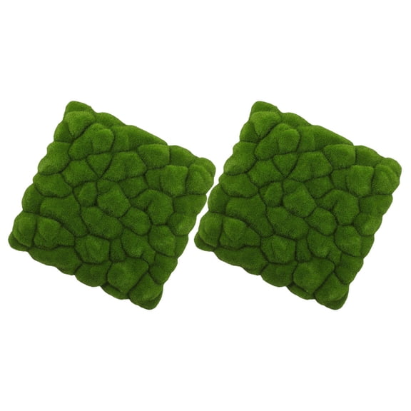 TAILTOSS 2Pcs Artificial Moss Mat Greenery Wall Panels for Indoor Outdoor Natural Look Decor