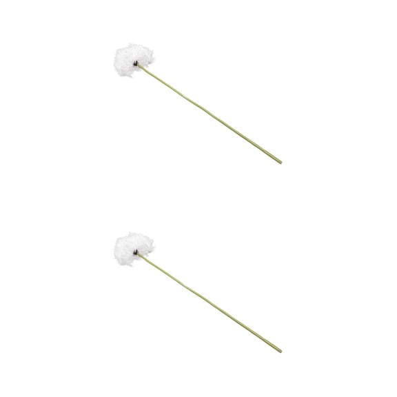 FRCOLOR 2pcs Beautiful Artificial Dandelion Flowers Realistic Faux Floral Arrangement Fake Dandelion Stem Vase Filler Stems Simulation Flower Stem