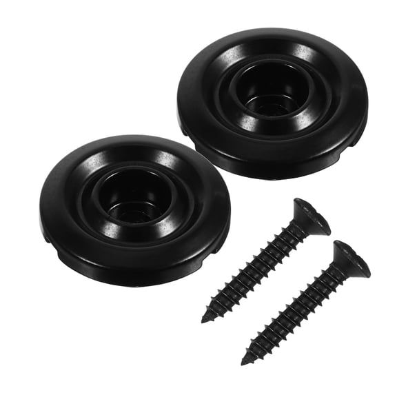 FRCOLOR 2pcs Black Bass String Retainer Guides Metal String Trees For bass Locking Nut Essential Musical Instrument Accessories For Bass Players