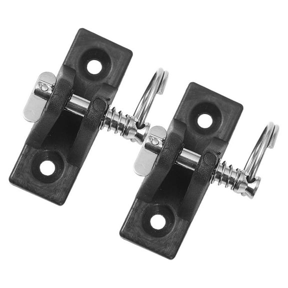 FRCOLOR 2pcs Boat Bimini Top Fittings Hardware Marine Bimini Top Fittings Awning Hardware Accessories Deck Hinge Bimini Fitting Marine Accessories