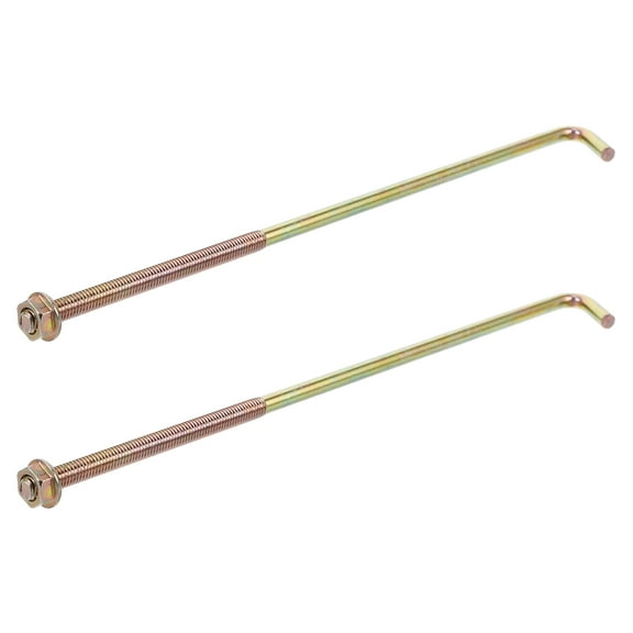 FRCOLOR 2pcs Car Battery Hold Down J Bolts Battery Hold Down Bracket J Hooks Universal Battery Hold Down For Car Battery Fixing Bracket Hooks