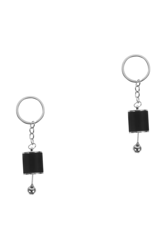 2pcs Car Keychain Gear Shifter Fidget Keychain Portable Key Ring Men Key Chain For Car Key