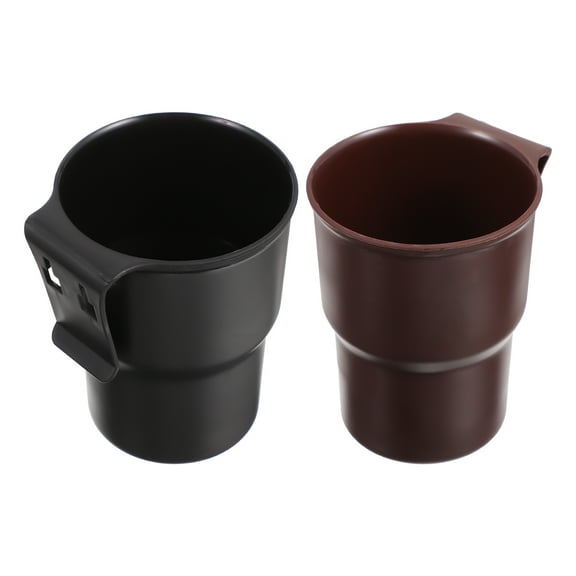 FRCOLOR 2pcs Car Water Cup Holder Plastic Mini Storage Box Small Desktop Pencil Cup
