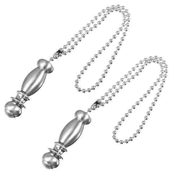 WRISTBIQUE Chain For Ceiling Light Silver Iron 2Pcs