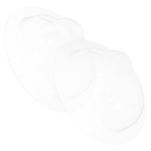 KAKOWELY Clear Doll Face Cover Doll Face Covering Plastic Elegant Design Outdoor Use 2Pcs