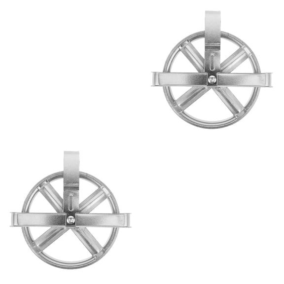 FRCOLOR 2pcs Clothesline Pulley Clothes String Pulley Clothes Line Pulley Hanging Rope Pulley