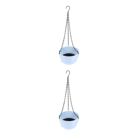 TAILTOSS Suspension Vase Blue Plastic for Decor, Enhance , 2Pcs