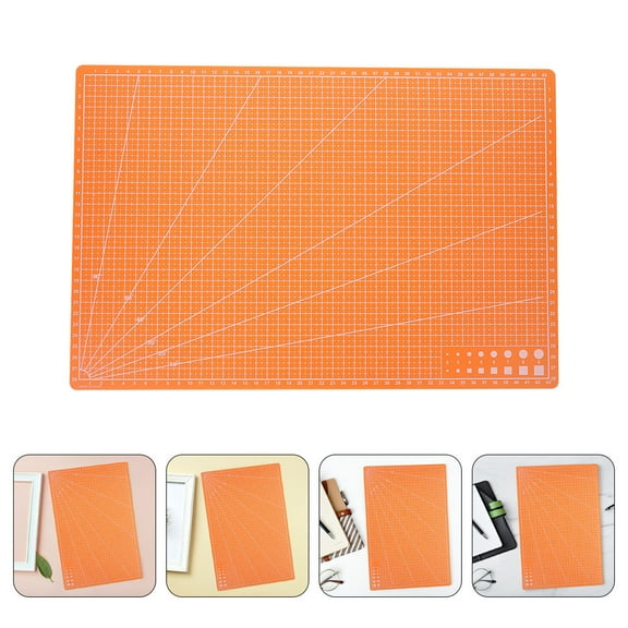 FRCOLOR 2-Pack Double-Sided Cutting Mat for Sewing Quilting Crafts Fabric Scrapbooking Hobby Projects for Kids and Adults
