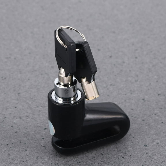 FRCOLOR 2pcs Disc Brake Lock for Motorcycle Scooter Sturdy Wheel Lock Anti Theft Device with Reminder Cable for Motorcycles Scooter