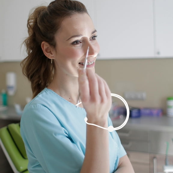 FRCOLOR 2pcs Eyelash Extension Tweezers Protector Tool Component Bracelet Lash Applicator Parts Silicon Ring Wristband Wrist Band Strap For Make Up White