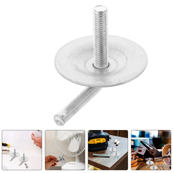 FRCOLOR 2pcs Fan Base Bolts For Electric And Floor Fans L Locking Nut For Base Reliable Easy To Replace Ideal For Fan Stand Assembly Fan Mounting Screw Kit