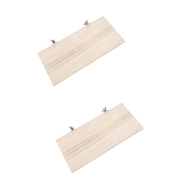 FRCOLOR 2pcs Guinea Pig Jumping Board Wood Hamster Platform Syrian Hamster Toy Syrian Hamster Board for Pet