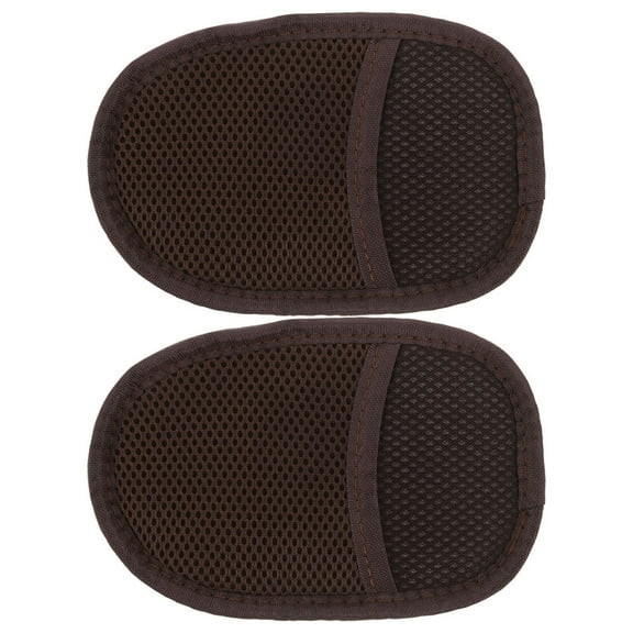 FRCOLOR 2pcs Handheld Shoe Polishing Gloves Shoe Wipe Gloves Shoe Shining Gloves Polishing Cloth Shoe Shining Glove Shining Buffing Cleaning Glove