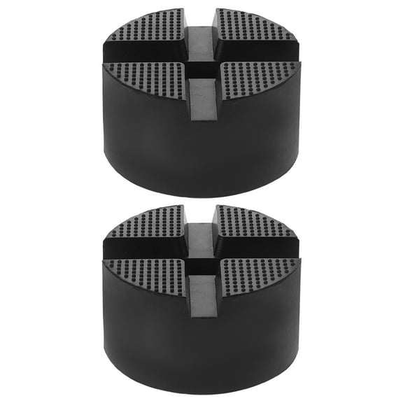 FRCOLOR 2pcs Jack Stand Rubber Pads Pinch Weld Jack Pad Floor Jack Pad Floor Jack Rubber Pad Pinch Weld Jack Adapter Rubber Jack Pad Jack Lift Jack Accessories