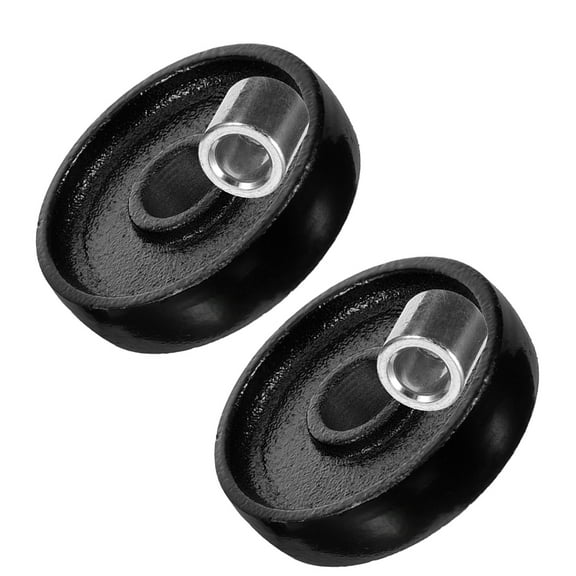 FRCOLOR 2pcs Jack Wheel Replacement Horizontal Trolley Floor Jacks Wheels for Offering Superior Durability and Smooth Mobility (Fit for 2 Ton Jack, Jack Is not Included)