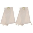 thumbnail image 1 of FRCOLOR 2pcs Linen Bread Bag Homemade Bread Container Reusable Bread Storage Drawstring Bag, 1 of 8