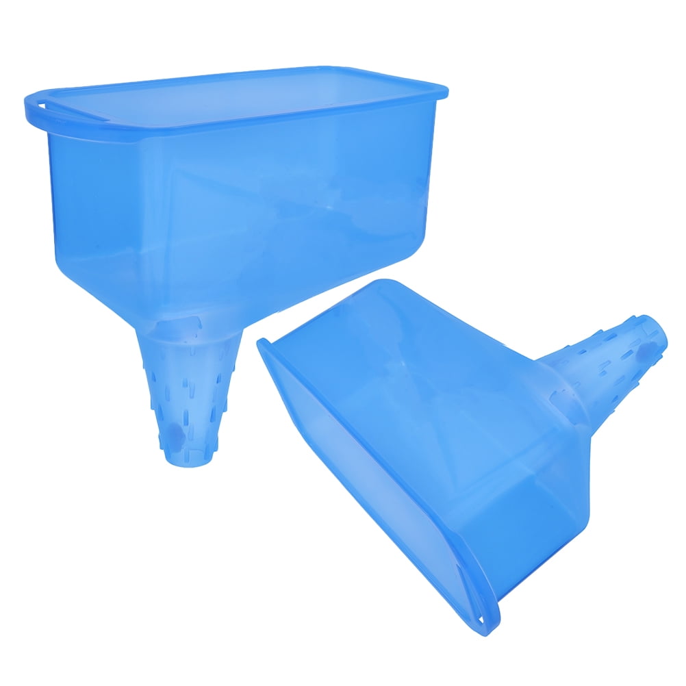 FRCOLOR 2pcs Long Flexible Oil Funnel Car And Motorcycle Engine Wide Mouth And Spill Proof Design For Gasoline Refueling And Oil Change