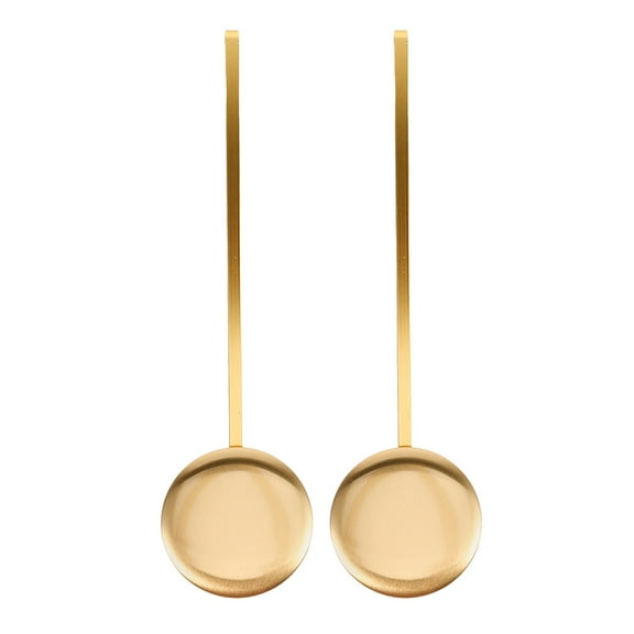 FRCOLOR 2pcs Metal Pendulum Gold Quartz Wall Clock Accessory Diy Repair Part Pendulum Clock Replacement Pendulum For Wall Clock Pole Mechanical