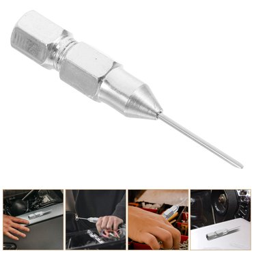 Grease Gun Extension Tip 2 Pack Grease Needle Nozzles - 1/8-inch NPT Thread Tips For Hard To Reach Fittings Pneumatic Grease Gun Tips