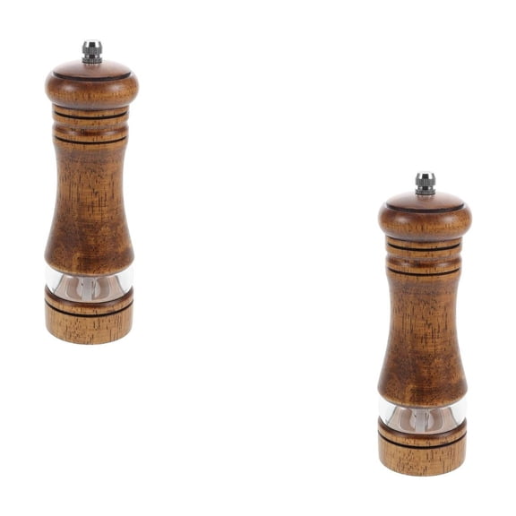 KAKOWELY Manual Pepper Grinding Tool Refillable 2Pcs 6.5X2X2In