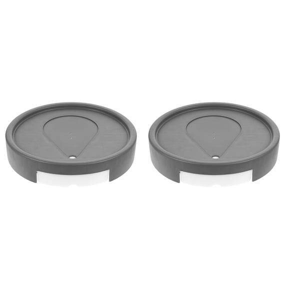 FRCOLOR 2pcs Planter Holder Rolling Planter Trolley with Wheels Plant Stand Heightened Movable Planter Tray with Wheels