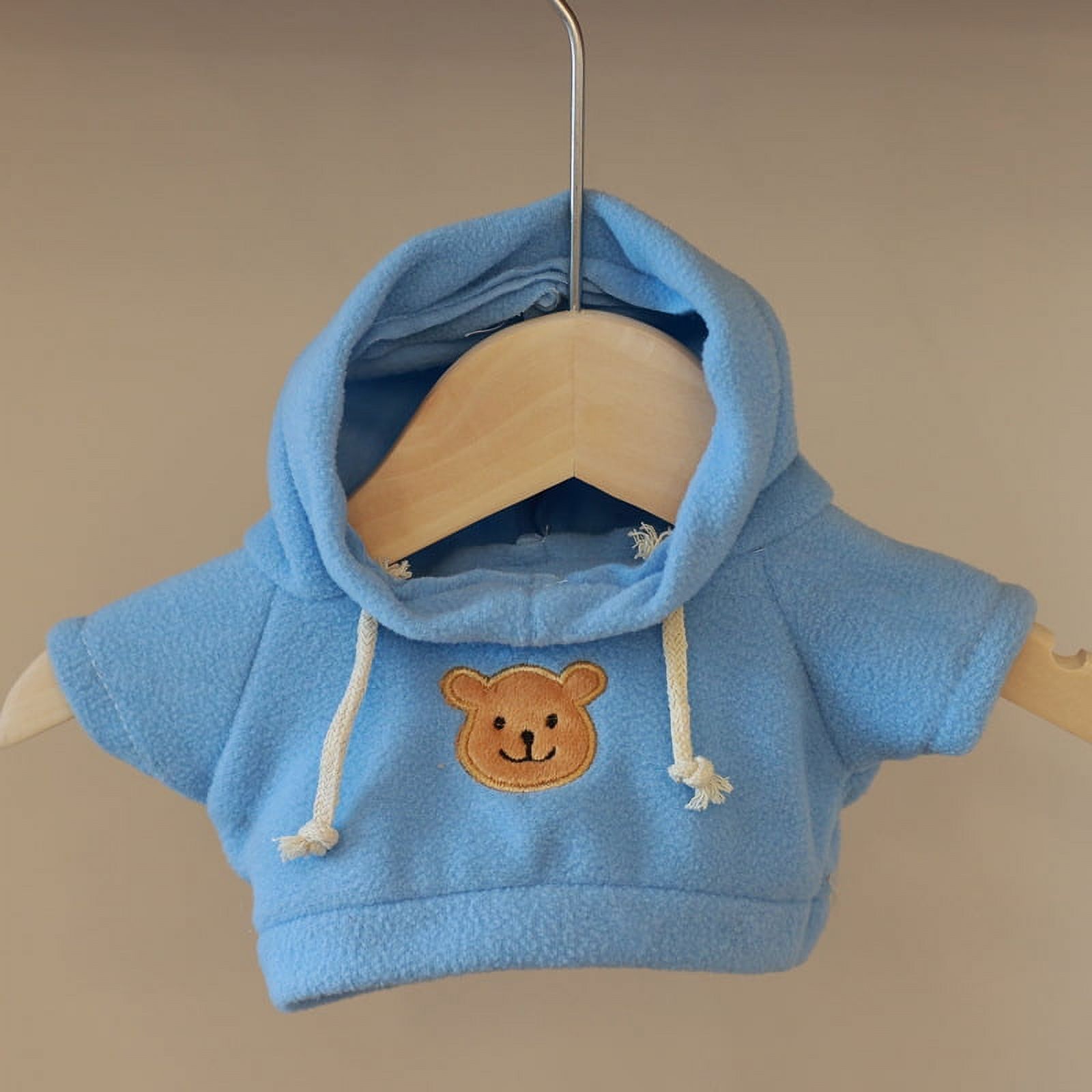 FRCOLOR 2pcs Plush Bear Clothes Mini Bear Doll Clothes Stuffed Bear