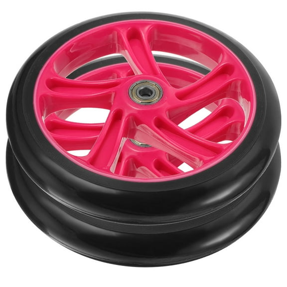 HAKIDZEL Pu Scooter Wheel For Electric Vehicle Enthusiasts Various Vehicles 2Pack 6.7X6.7X1.2In