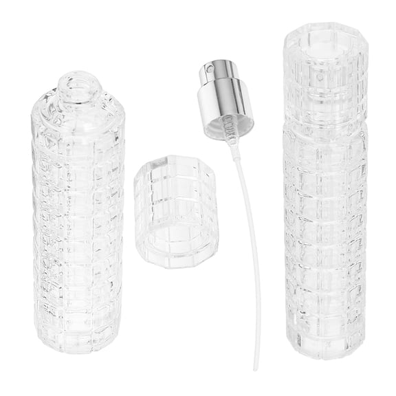 FRCOLOR 2pcs Refillable Bitters Bottles For Cocktails Vintage Style Glass Sprayer Multipurpose Spray Bottle Bar Supplies Glass Empty Spray Bottles