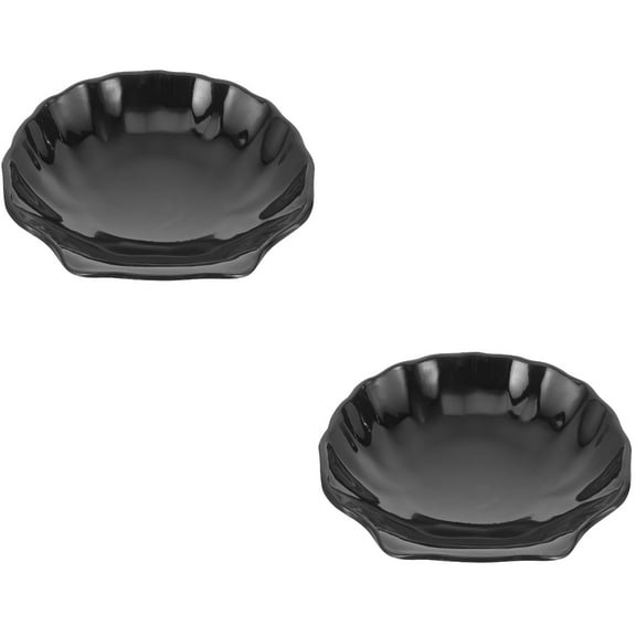 FRCOLOR 2pcs Seashell Soap Dish Tray Fashion Bar Shampoo Holder Soap Containers for Shower