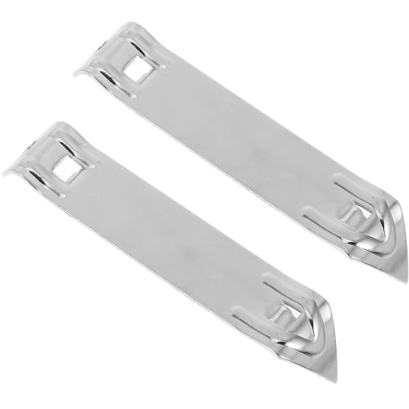 FRCOLOR 2pcs Stainless Steel Medicine Bottle Opener for Oral Liquid Vial Cap Remover Soda Beer Beverages Clinic Hospital Lifter