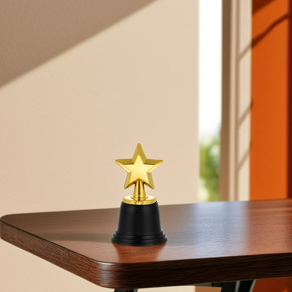 LABSERRON Award Trophies Star Shaped Plastic 2Pcs For Students