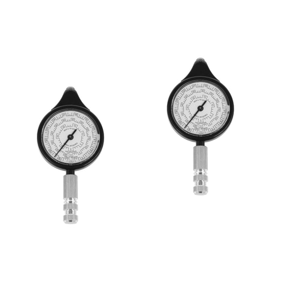 LABSERRON 2Pcs Compact Map Measurer with Precise Distance Reading