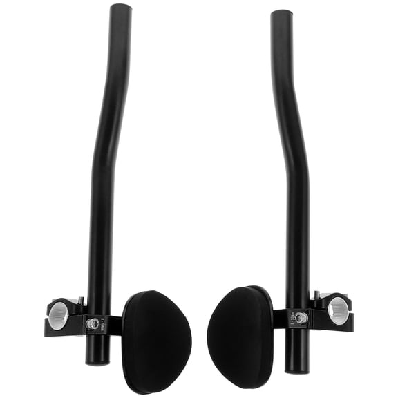 FRCOLOR 2pcs TT Handlebar Tri Bars Bike Handlebar Adjustable Cycling Rest Handlebar for of Moutain Bike or Road Bike