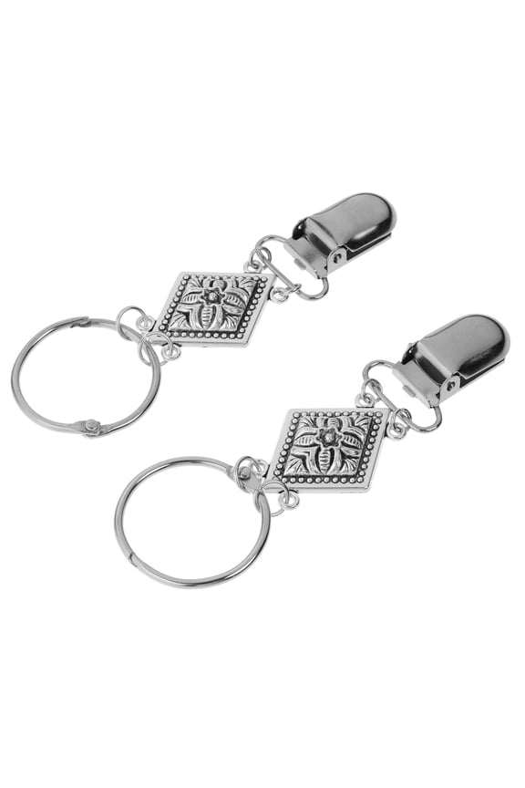 2pcs Travel Hat Clips Caps Scarves Clip Portable Hat Clamp Bag Clips Travel Accessory