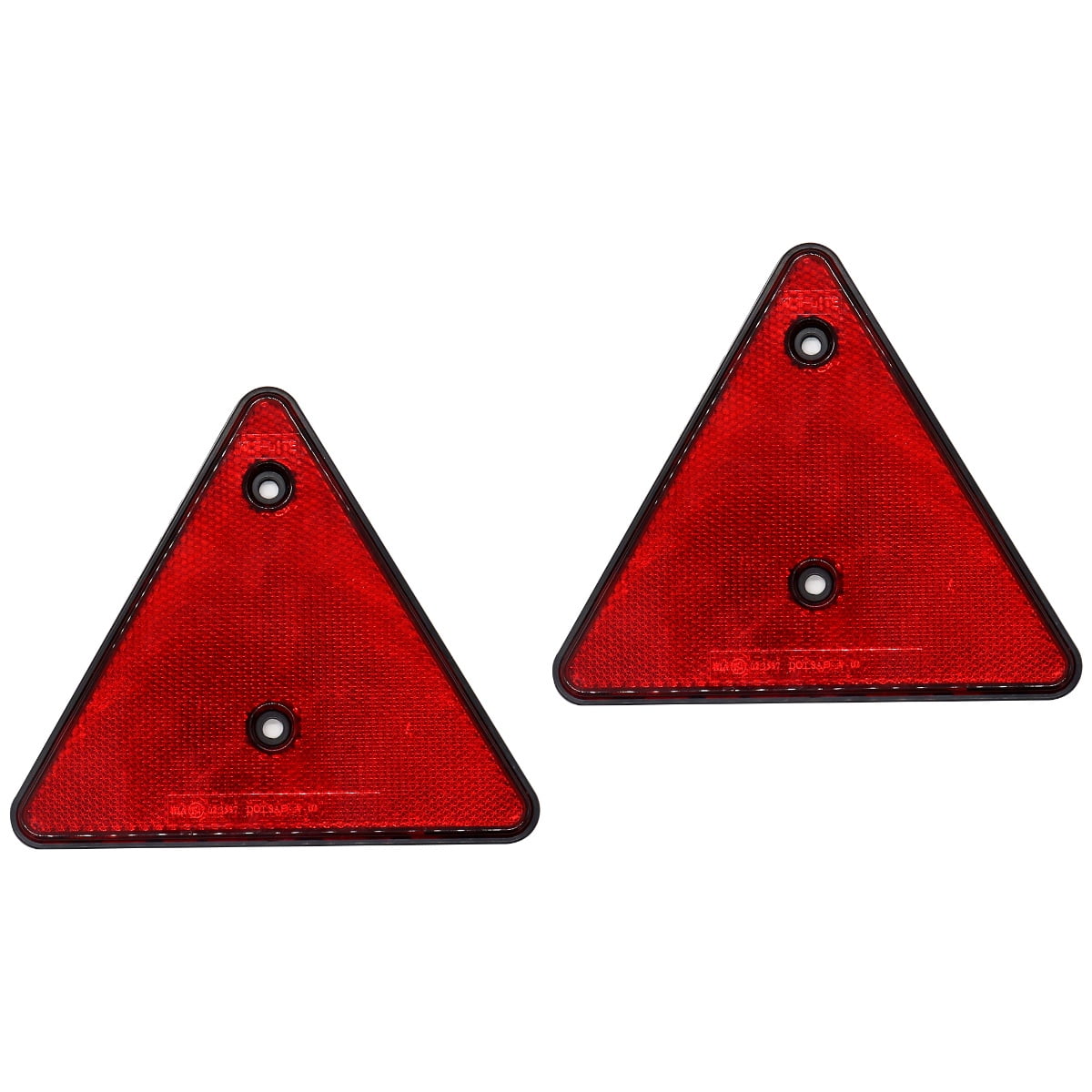 Triangular Reflective Symbol FRCOLOR 2pcs Truck Triangle Reflector Car Reflective Sign Board Plate ...