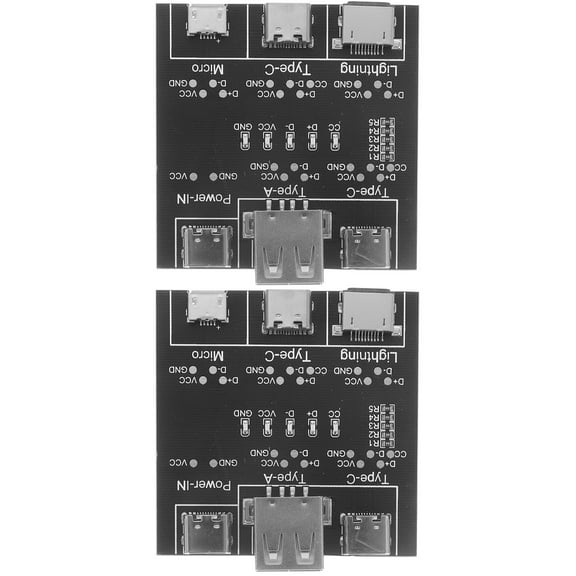 FRCOLOR 2pcs USB C Tester Data Cable Test Tool Test Board Fast Detection USB Cable Checker Supply