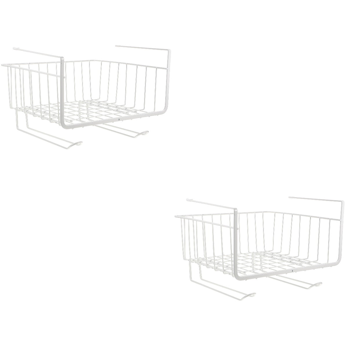 FRCOLOR 2pcs Under Cabinet Shelf Wire Basket with Tissue Holder for ...