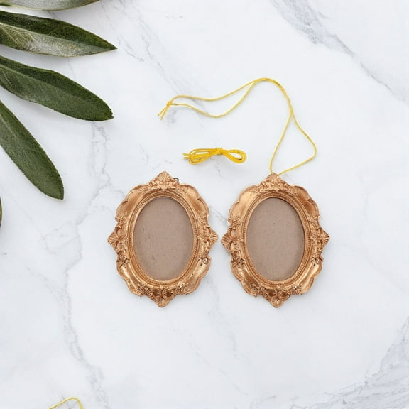 FRCOLOR 2pcs Unique Wall Hanging Picture Frames Decorative Wall Picture Frames Creative Wall Photo Display Unique Wall Decor Frames