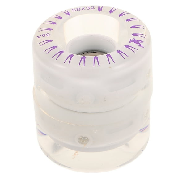 KAKOWELY light up skate wheels Roller Skate Wheels PU Smooth Gliding 2pcs for Indoor Skating