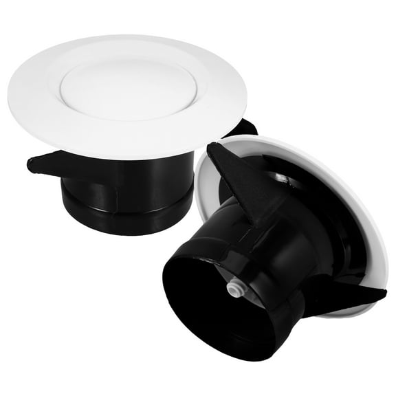 FRCOLOR 2pcs Ventilation Vent Cover Central Air Conditioning Ventilation Outlet Cover Air Vent Grille for Home and Offices Airflow Control