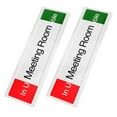 thumbnail image 1 of FRCOLOR 2pcs Versatile Acrylic Sliding Door Sign For Office Conference Room Door Signs In Use Available Sign Door Sign Privacy Sign Open Slider Privacy Sign, 1 of 8